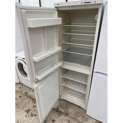 2358 - A TALL WHITE BOSCH EXXCEL FRIDGE FREEZER