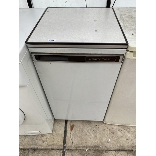 2361 - A TRICITY TRIUMPH UNDERCOUNTER FRIDGE