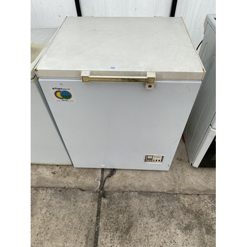 2367 - A WHITE FRIGAR CHEST FREEZER