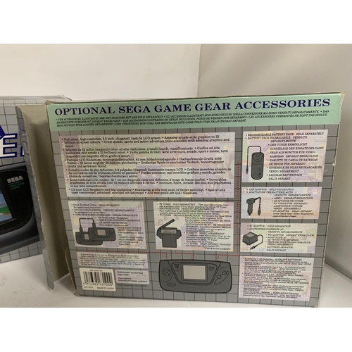 326 - A PORTABLE SEGA GAME GEAR HAND HELD GAME SYSTEM (BOXED) WITH SPARE BOX