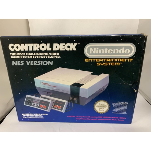 329 - A NINTENDO ENTERTAINMENT SYSTEM CONTROL DECK NES VERSION IN BOX