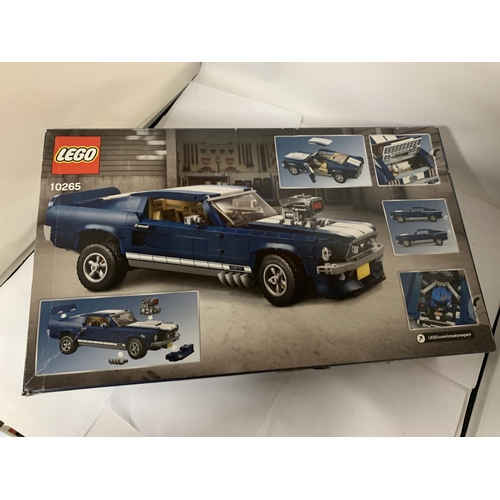 341 - A BOXED LEGO CREATOR FORD MUSTANG 10265