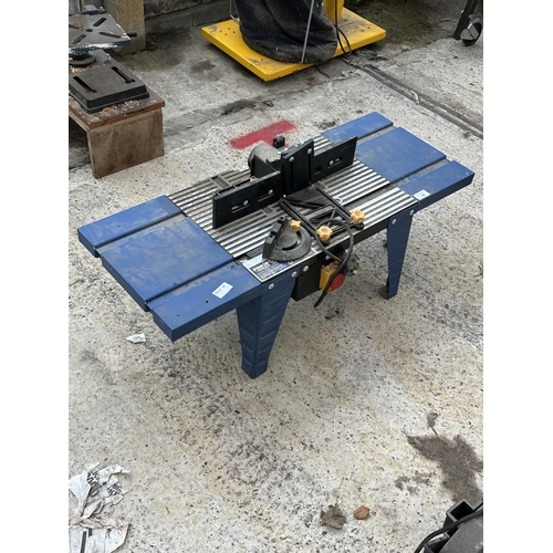 14 - A POWERCRAFT ROUTER TABLE NO VAT