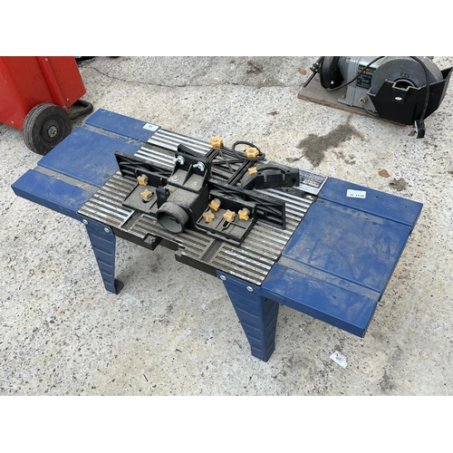 14 - A POWERCRAFT ROUTER TABLE NO VAT