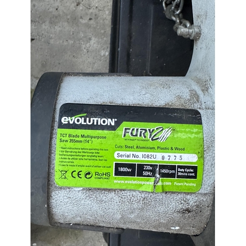 27 - AN EVOLUTION FURY2 CIRCULAR SAW NO VAT