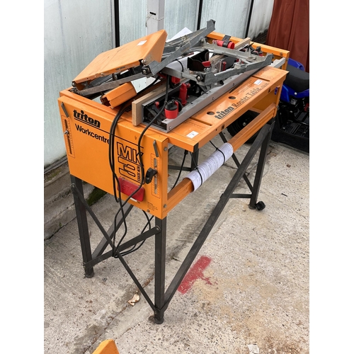 3 - A TRITON RTA300 ROUTER TABLE COMPLETE WITH ROUTER AND MULTIPLE ACCESSORIES NO VAT - MOST OF THE LOTS... 