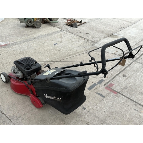 Mountfield self propelled lawn mower with roller hot sale