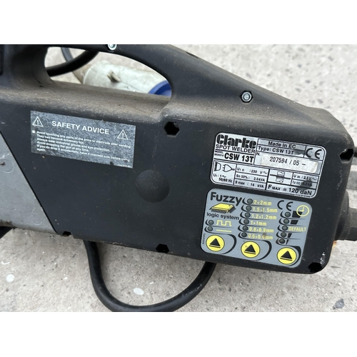 76 - AN ELECTRIC CLARKE SPOT WELDER NO VAT