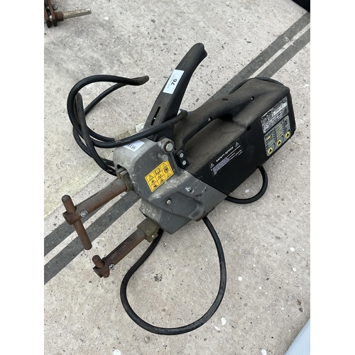 76 - AN ELECTRIC CLARKE SPOT WELDER NO VAT