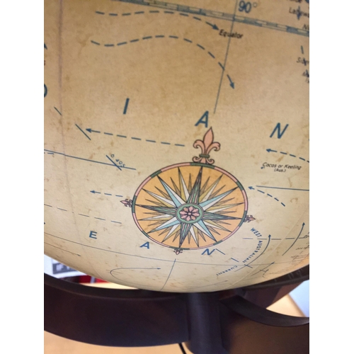 22 - A REPRODUCTION TERRESTRIAL GLOBE, 16