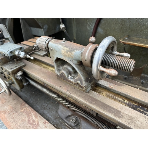 128 - A MYFORD ML7 ENGINEER'S LATHE WITH A LARGE QUANTITY OF ACCESSORIES - NO VAT