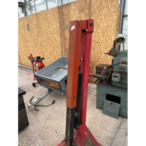 134 - A SEALEY 1 TONNE POWER HOIST - NO VAT