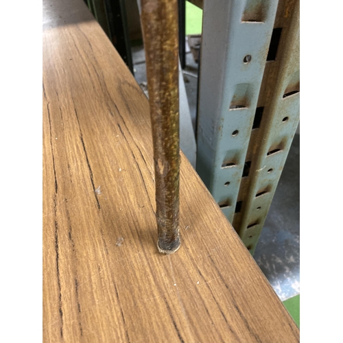 234 - A CARVED WOODEN HEAD WALKING STICK