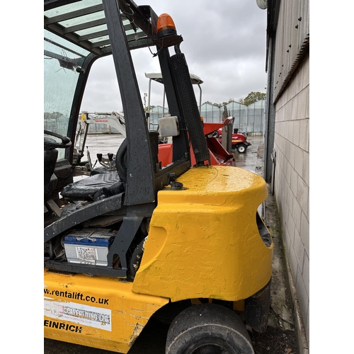 203 - JUNGHEINRICH DFG 25 BK 2.5 TONNE FORKLIFT 6533 HOURS SERIAL NUMBER 100036265 KEY IN THE PAY OFFICE +... 