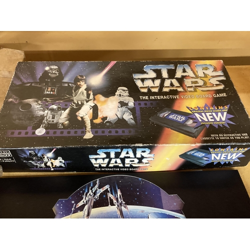 426A - A STAR WARS INTERACTIVE VIDEO BOARD GAME COMPLETE FROM 1995 IN ORIGINAL BOX