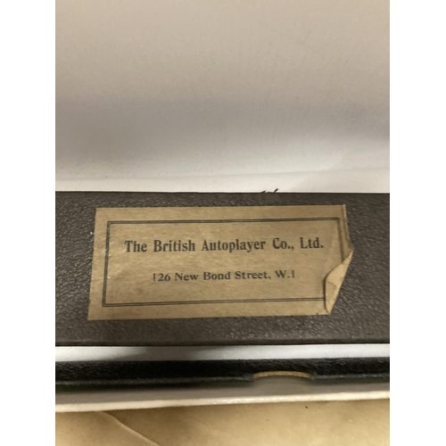 466 - A COLLECTION OF VINTAGE BRITISH AUTOPLAYER, PIANOLA MUSICAL ROLLS