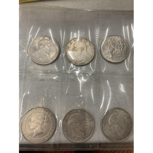 252 - TEN REPRODUCTION COINS