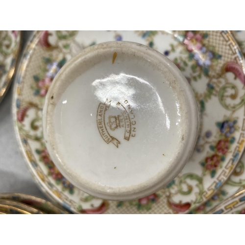 297 - A COLLECTION OF VINTAGE TEA CUPS AND SAUCERS - PHOENIX AND SUTHERLAND ETC