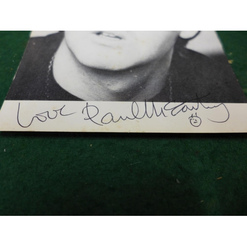 15 - A PAUL MCCARTNEY SIGNED POSTCARD