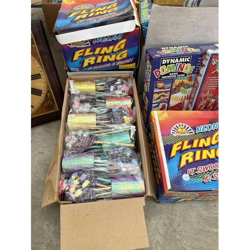 2072 - A LARGE QUANTITY OF AS NEW OLD SHOP STOCK TOYS AND GAMES