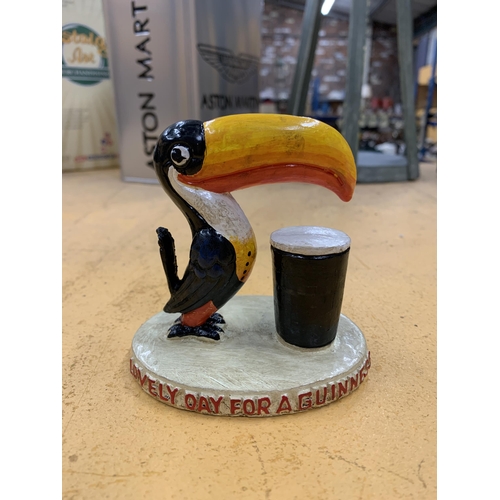 140A - A CAST PAINTED GUINNESS TOUCAN MODEL