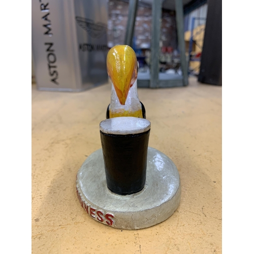 140A - A CAST PAINTED GUINNESS TOUCAN MODEL