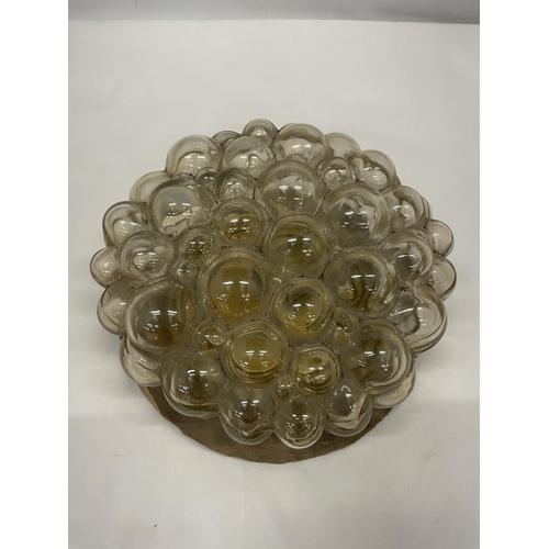 41 - A VINTAGE BUBBLE CEILING LIGHT BY HELENA TYNELL