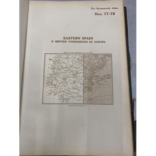 209 - A VINTAGE MAPS OF THE WORLD BOOK