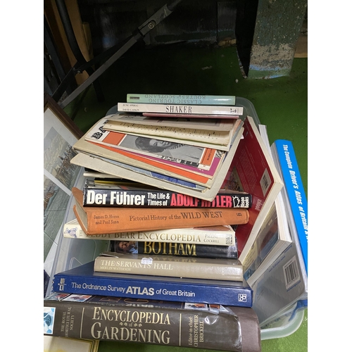 1084 - A BOX OF ASSORTED BOOKS