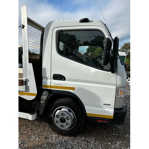 186 - MITSUBISHI FUSO CANTER 7C1534 DROPSIDE LORRY EURO VI C GN68VXS FIRST REG 2019 MOT AUGUST 2024 HAD FU... 