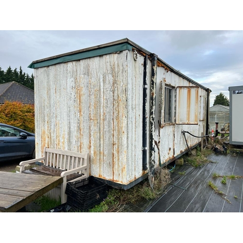 313 - A TWO ROOM SITE CABIN APPROX 26' X 8' THIS CABIN IS WORTHY OF INSPECTION AND IS IN BETTER CONDITION ... 