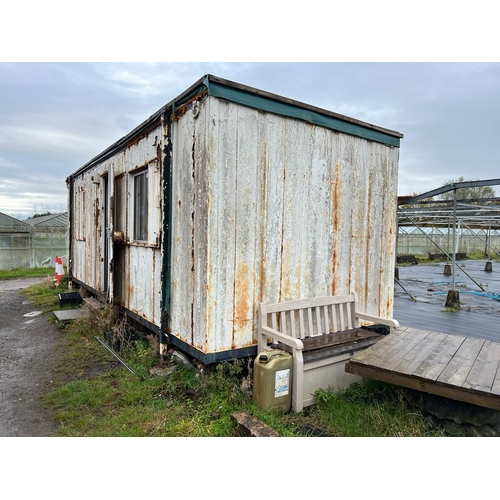 313 - A TWO ROOM SITE CABIN APPROX 26' X 8' THIS CABIN IS WORTHY OF INSPECTION AND IS IN BETTER CONDITION ... 