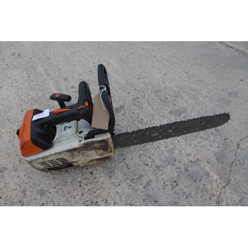 344 - A STHIL MS201TC CLIMBING CHAIN SAW NO VAT FROM A RETIREMENT DISPERSAL