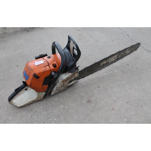 347 - A STHIL MS441 CHAINSAW NO VAT FROM A RETIREMENT DISPERSAL SALE