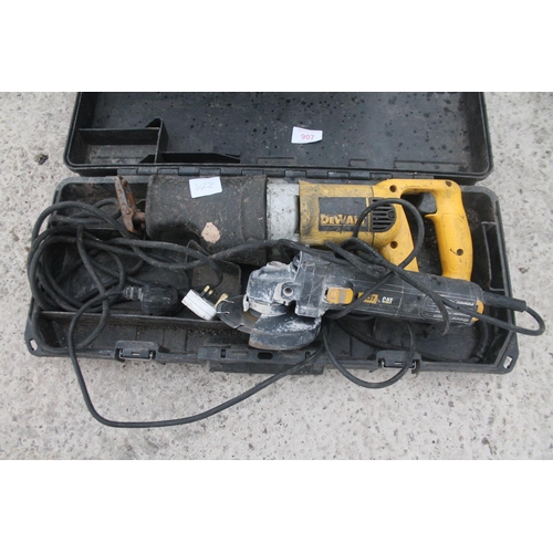 907 - 2 POWER TOOLS  NO VAT