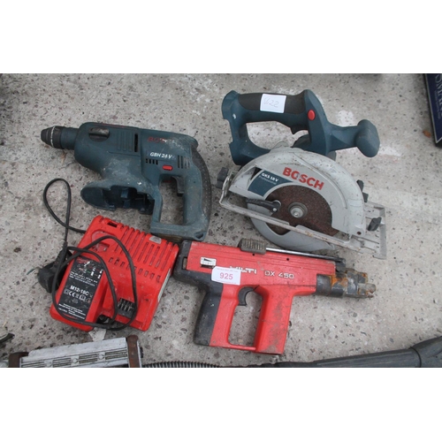 925 - JOB LOT OF TOOLS INCLUDING BOSCH  NO VAT