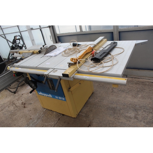 112 - SCHEPPACH ts 4010 TABLE SAW IN WORKING ORDER  NO VAT