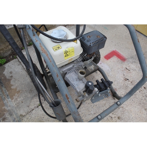 113 - KARCHER PETROL POWER WASHER  + VAT