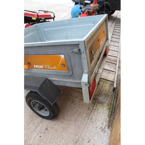 136 - 102 ERDE CLASSIC CAR TRAILER  NO VAT