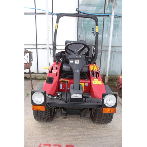 147 - A SHIBAURA CM374 AUTO HI SPEED 4 WHEEL DRIVE RIDE ON MOWER + VAT