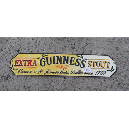 1554 - GUINNESS SIGN  + VAT