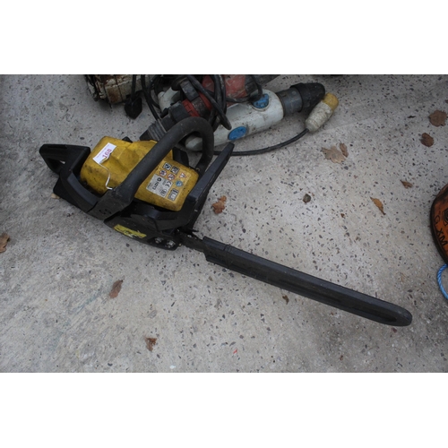 168 - CHAINSAW, DRILLS ETC TO INCLUDE HILTI NO  VAT