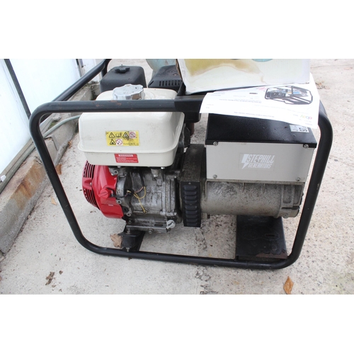 172 - HONDA WELDER GENNIE WORKING ORDER  NO  VAT