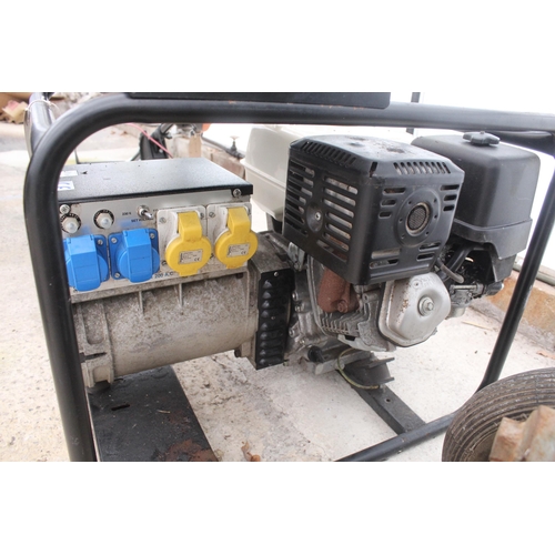 172 - HONDA WELDER GENNIE WORKING ORDER  NO  VAT