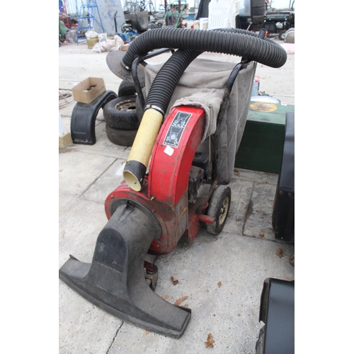 179A - AN MTD LAWNFLITE LEAF VACUUM WITH A HONDA PETROL ENGINE  NO VAT