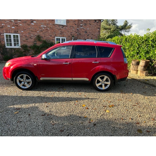 191 - A 2007 MITSUBISHI OUTLANDER WARRIOR, REGISTRATION DC07 FPZ, 2.0 LITRE DIESEL, MANUAL TRANSMISSION, 7... 