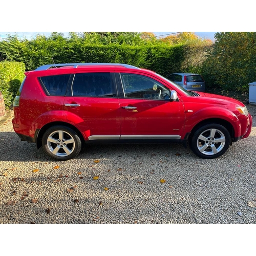 191 - A 2007 MITSUBISHI OUTLANDER WARRIOR, REGISTRATION DC07 FPZ, 2.0 LITRE DIESEL, MANUAL TRANSMISSION, 7... 