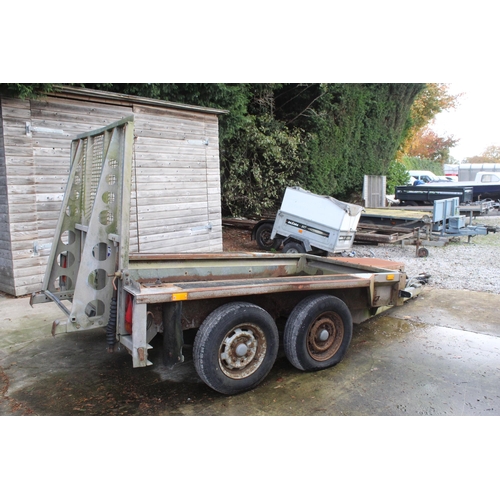 213 - IFOR WILLIAMS TWIN AXLE TRAILER NO VAT