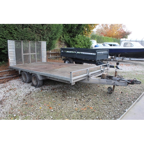 217 - 2004  3 TON TIPPING TRANSPORT  TRAILER  NO VAT