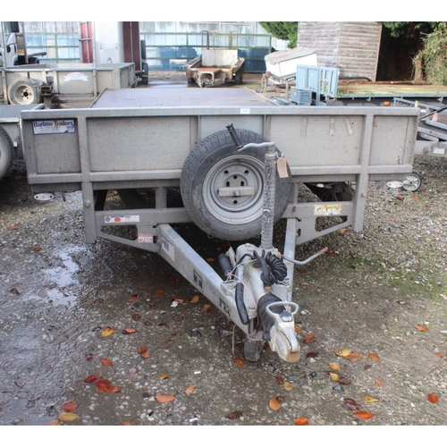 225 - IFOR WILLIAMS 16FT TRAILER 3½TON TWIN AXLE 
hitch lock key in office  +  VAT